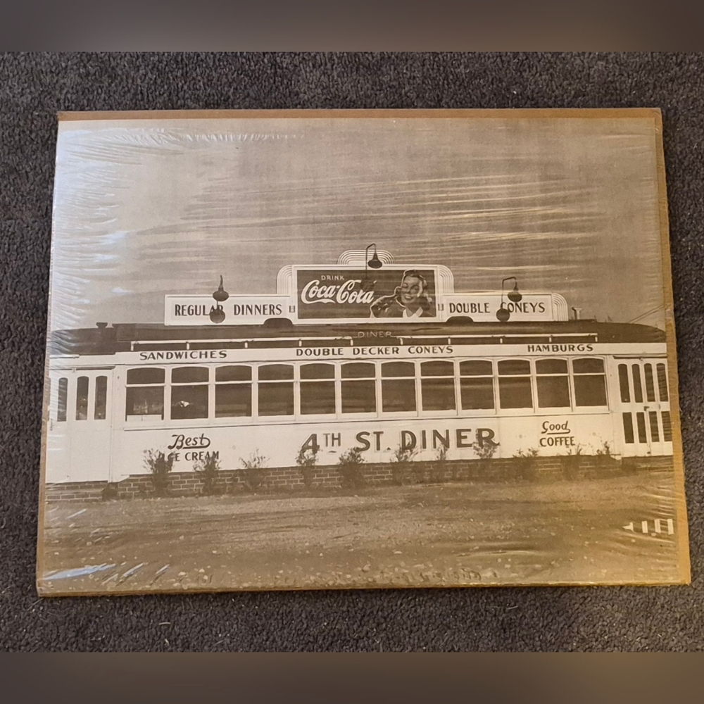Vintage Coca Cola Diner Photo Print Only